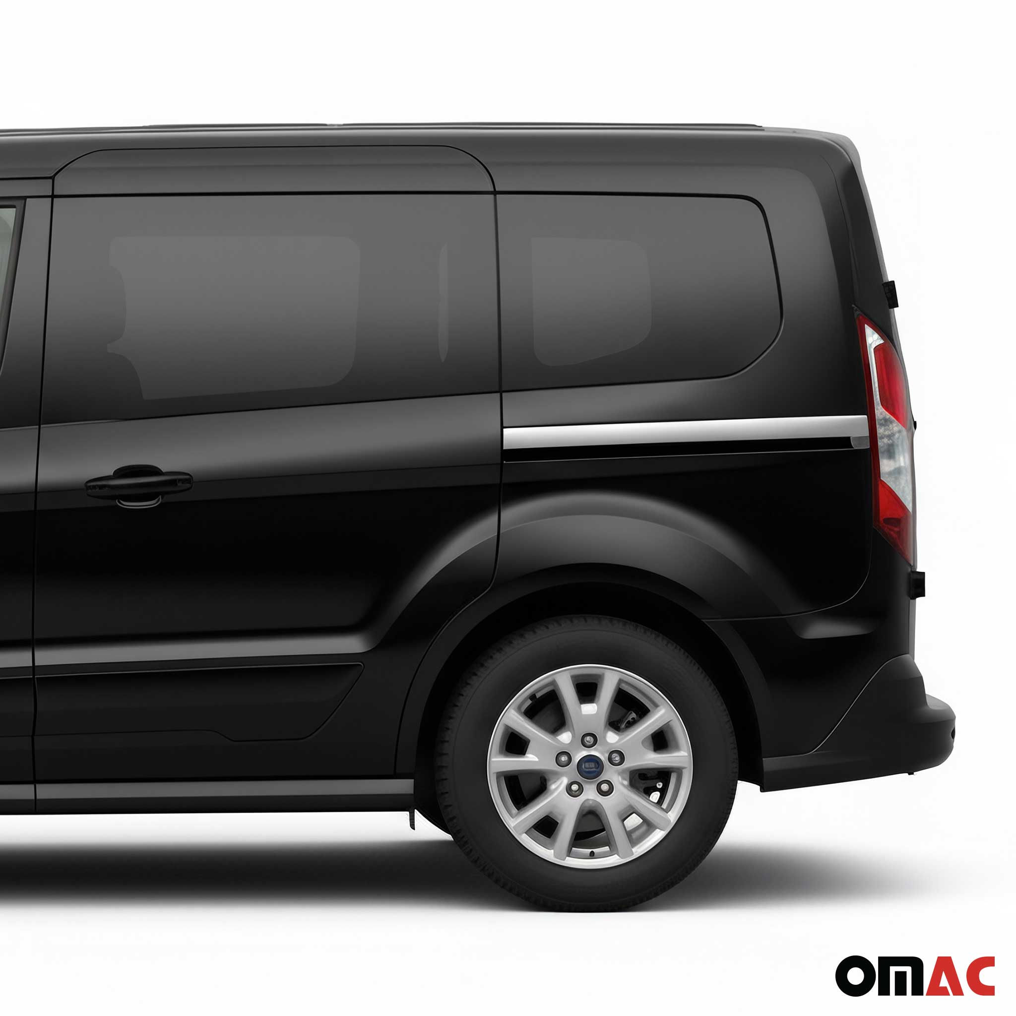 Seitentürleiste Türschutz für Ford Transit Tourneo Connect 2002-2024 Chrom 2x