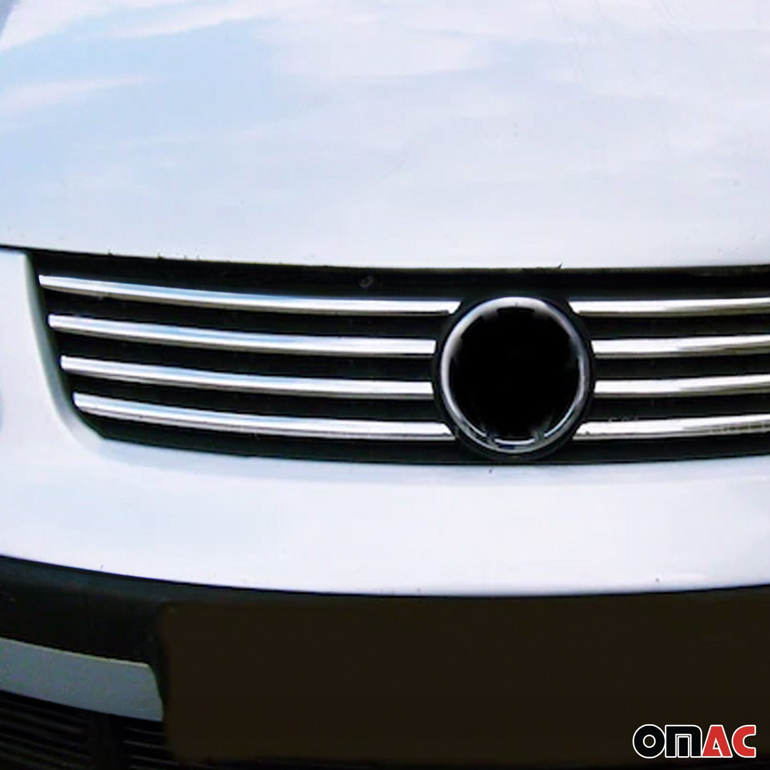 Kühlergrill Leisten Grillleisten für VW Passat 2000-2005 Edelstahl Chrom 8tlg