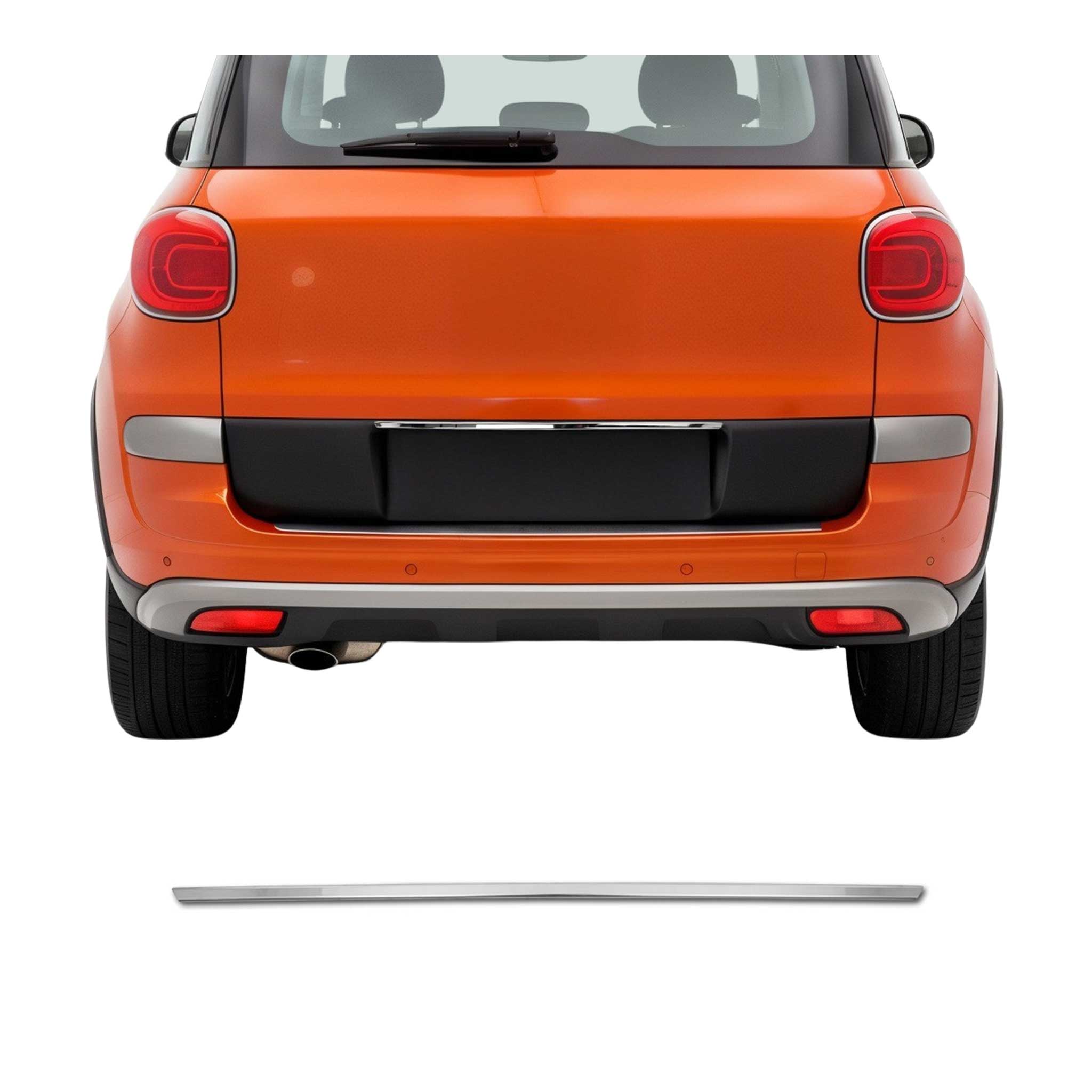 Heckklappe Kofferraumöffner Griff für Fiat 500L 2012-2024 Edelstahl Chrom