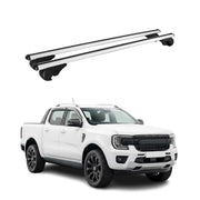Dachträger Grundträger für Ford Ranger IV 2022-2026 TÜV Aluminium Silber 2tlg