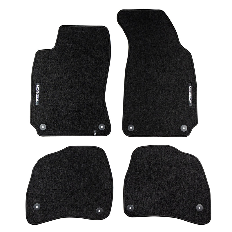 Velours Fußmatten für VW Passat B5 1996-2005 Autoteppich Automatten Schwarz 4tlg