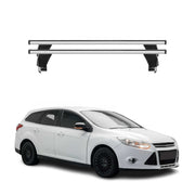 Menabo Dachträger Grundtäger für Ford Focus Turnier 2011-2018 50kg Alu Silber 2x