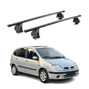 Stahl Dachträger für Renault Scenic I 1996-2003 TÜV Abschließbar 2tlg Schwarz
