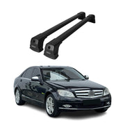 Dachträger Grundtäger für Mercedes Citan W415 2012-2021 75kg Schwarz Alu 2tlg
