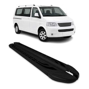 Trittbretter Seitenschweller für VW Transporter T5 2003-15 L2 Aluminium Schwarz