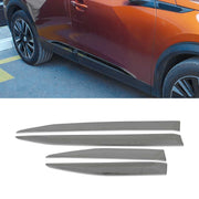 Seitentürleiste Türschutzleiste für Peugeot 2008 2019-2026 Chrom Stahl Dunkel 4x