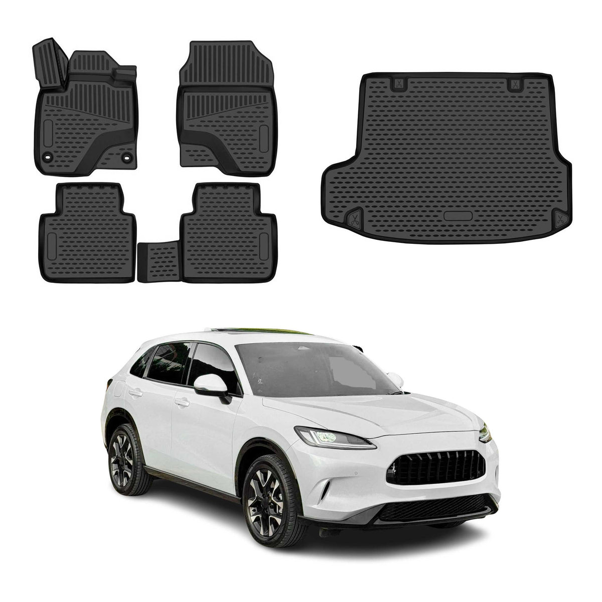 OMAC Fußmatten & Kofferraumwanne Set für Honda ZR-V 2023-2026