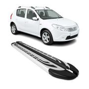 Alu Trittbretter Seitenschweller Seitenbretter für Dacia Sandero Stepway 2007-12