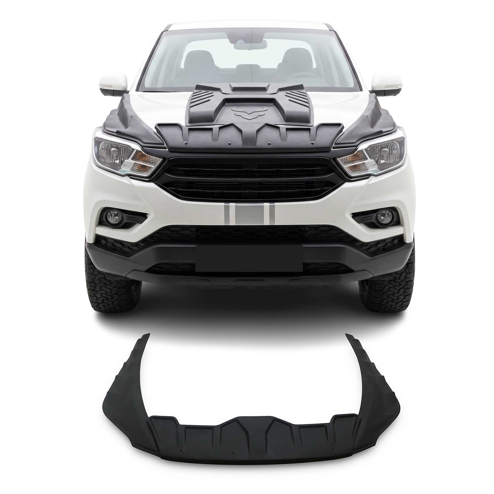 Motorhaube Deflektor Insekten Steinschlagschutz für Ssangyong Musso 2018-2026 3x