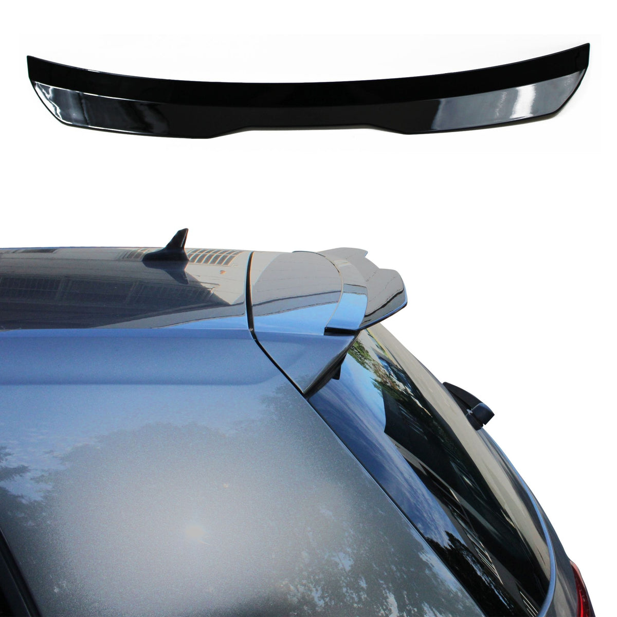 JOM Dachkantenspoiler für VW Golf (6/ 7) 2008-2020 schwarz glänzend Sport-Design