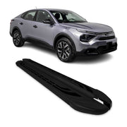 Trittbretter Seitenschweller für Citroen C4 X 2022-2026 Schwarz Aluminium 2 tlg