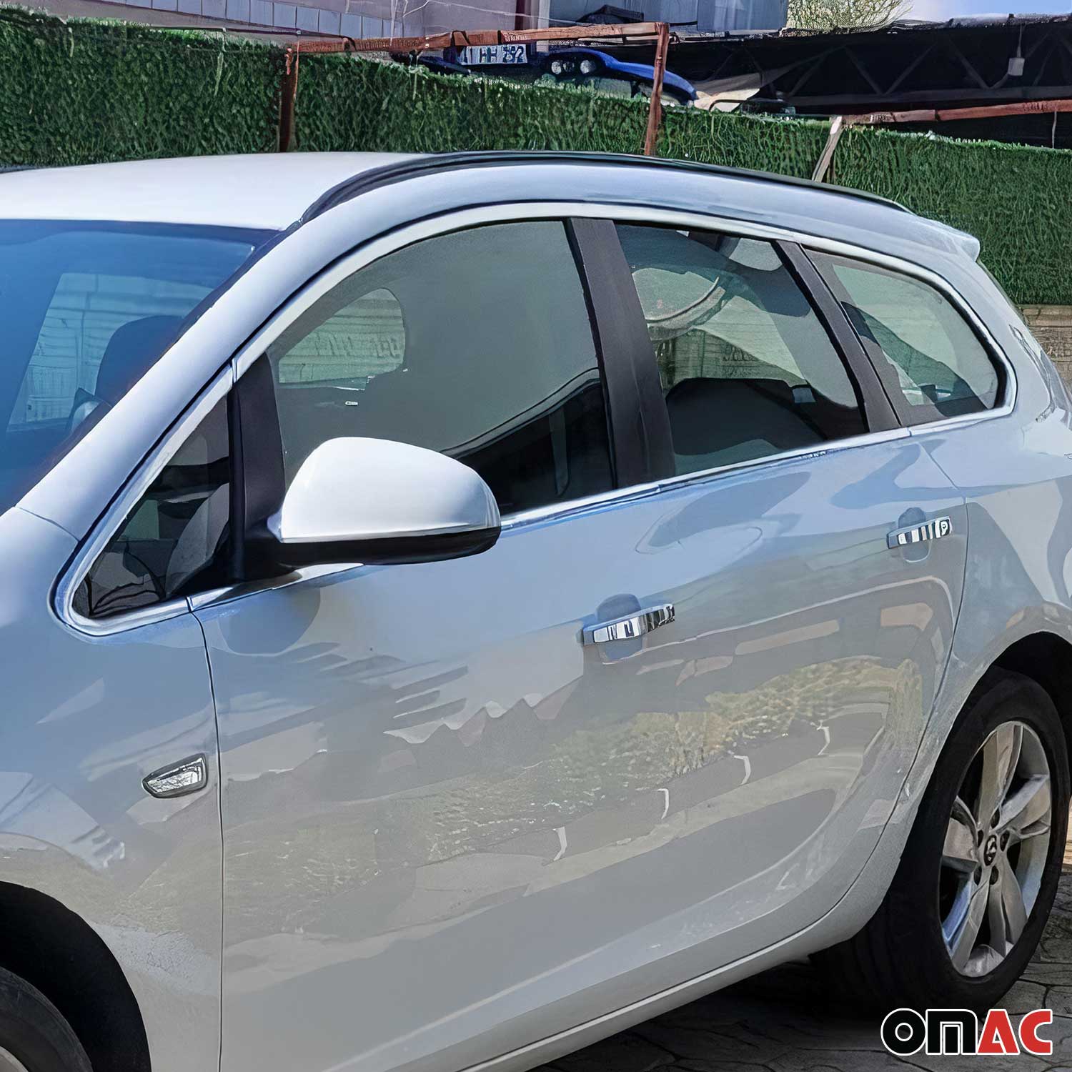 Fensterleisten Zierleisten für Opel Astra J Kombi 2010-2015 Edelstahl Chrom 12x