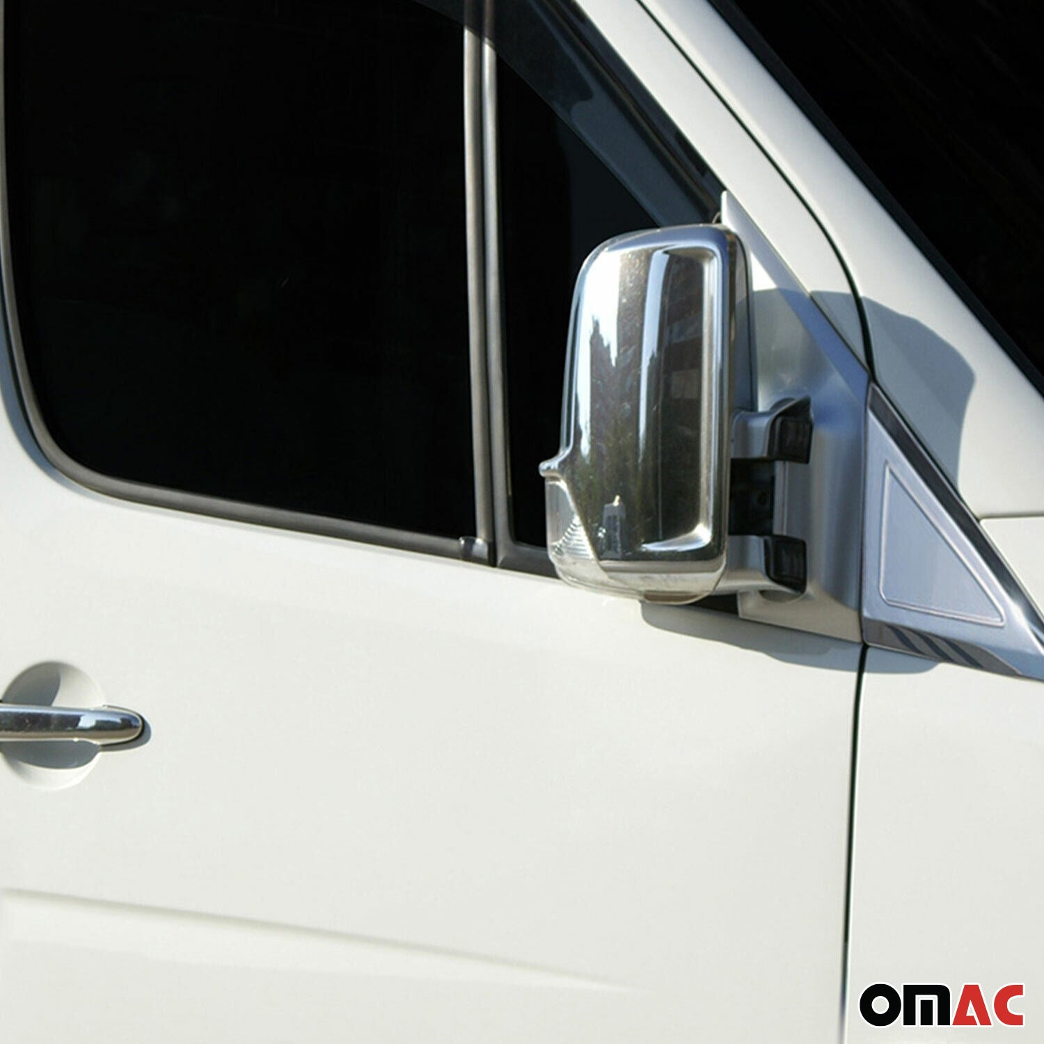 Spiegelkappen Spiegelabdeckung für Mercedes Sprinter W906 2006-2018 Edelstahl