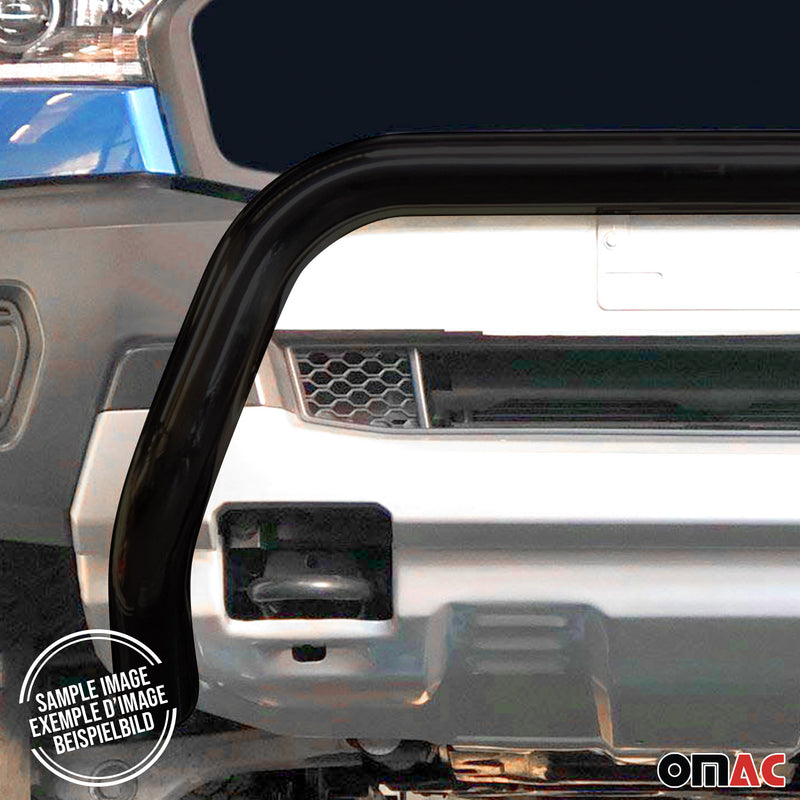 Frontbügel Frontschutzbügel für Fiat 500X 2014-2018 ø76mm Stahl Schwarz Schutz