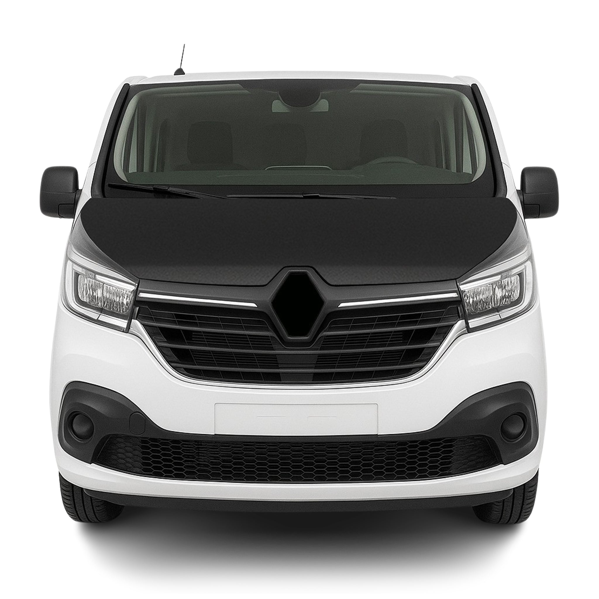 Haubenbra Steinschlagschutz Bonnet Bra für Renault Trafic 2020-2026 Schwarz