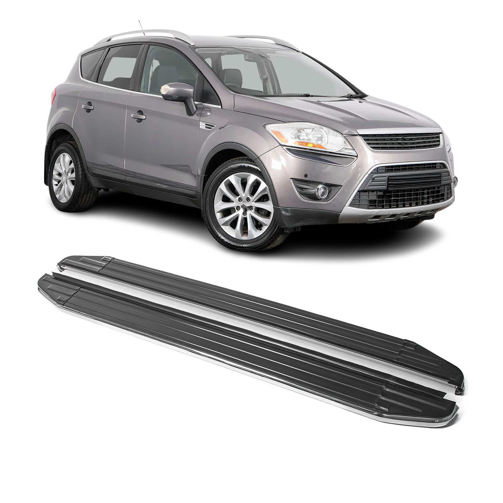 Trittbretter Seitenschweller für Ford Kuga 2008-2013 ABE Alu