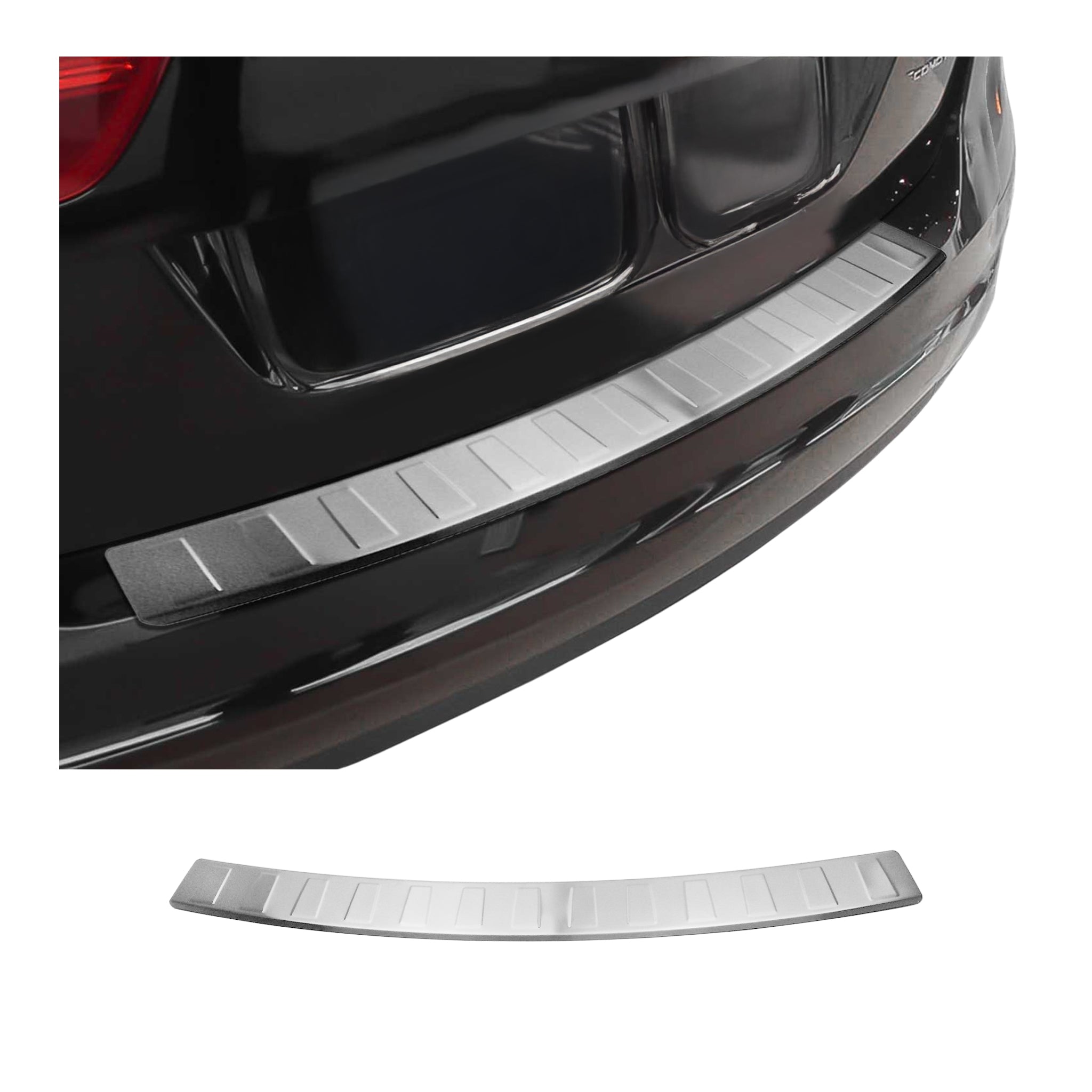 Ladekantenschutz für Seat Alhambra II / VW Sharan II 2010-23 Edelstahl gebürstet