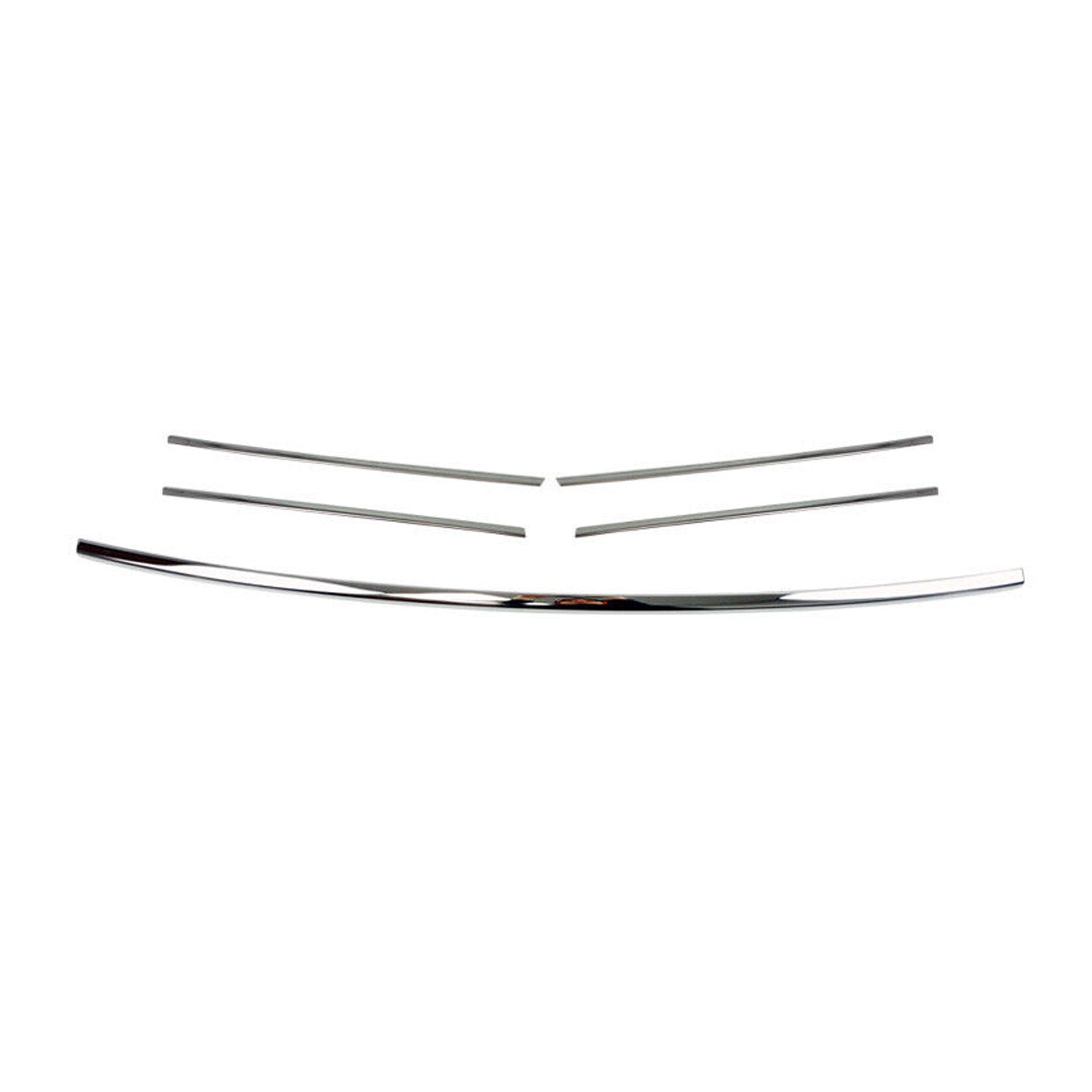 Kühlergrill Leiste Grillleisten für VW Transporter T5 2009-15 Edelstahl Chrom 5x