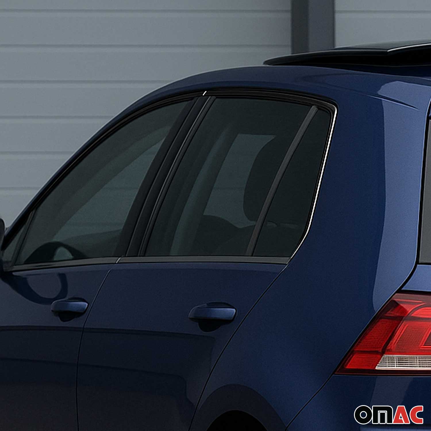 Fensterleisten Zierleisten für VW Golf 2012-2019 Edelstahl Dunkel 4tlg