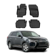 OMAC Gummi Fußmatten für Mitsubishi Outlander PHEV 2013-2021 Premium TPE 4x
