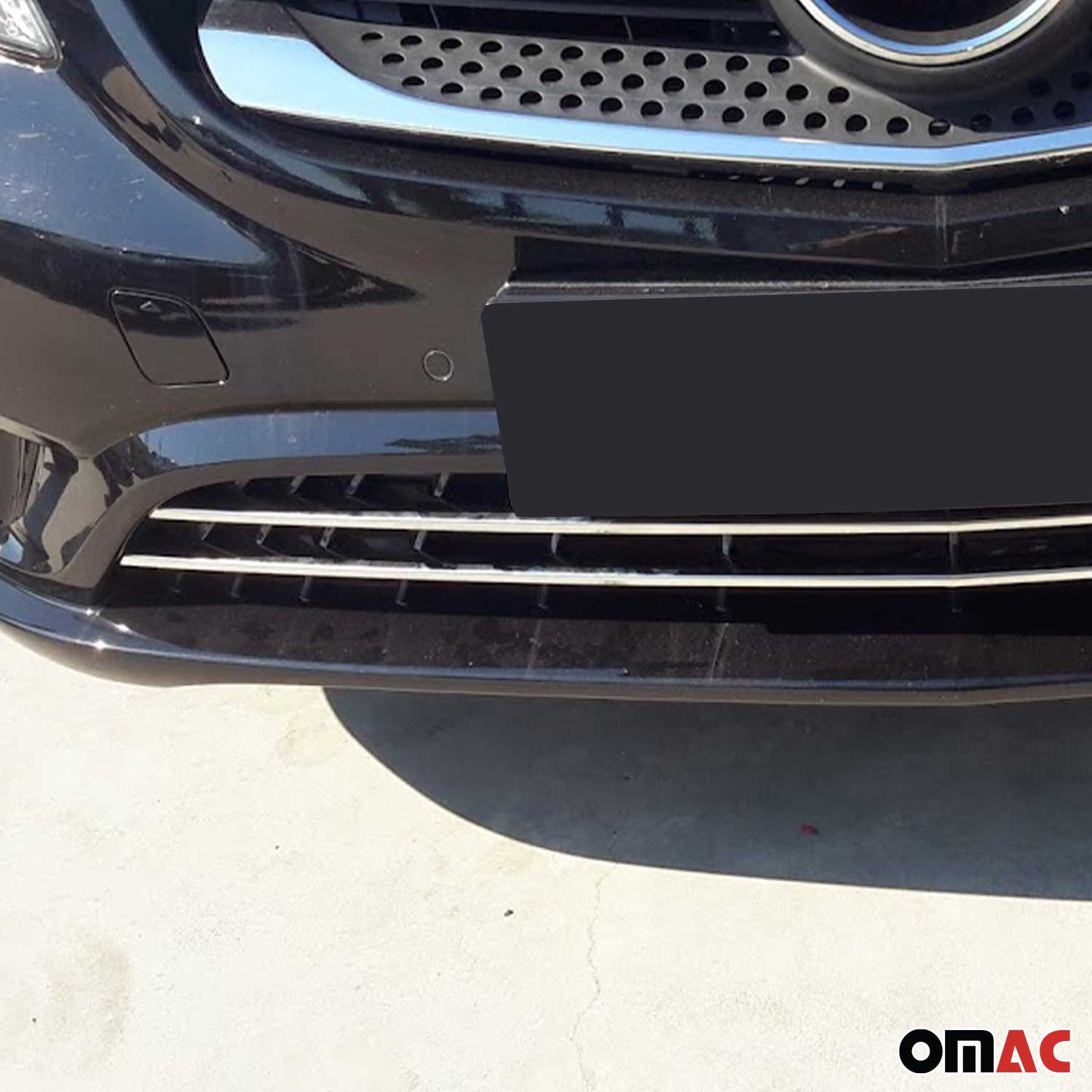 Kühlergrill Leisten Frontgrill für Mercedes Klasse W447 2014-2019 PreFL Chrom 2x
