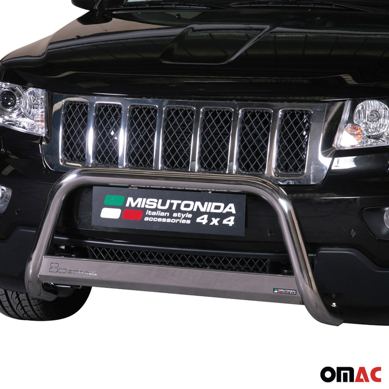 Frontbügel Frontschutzbügel für Jeep Grand Cherokee 2010-2013 ø63mm Stahl Silber