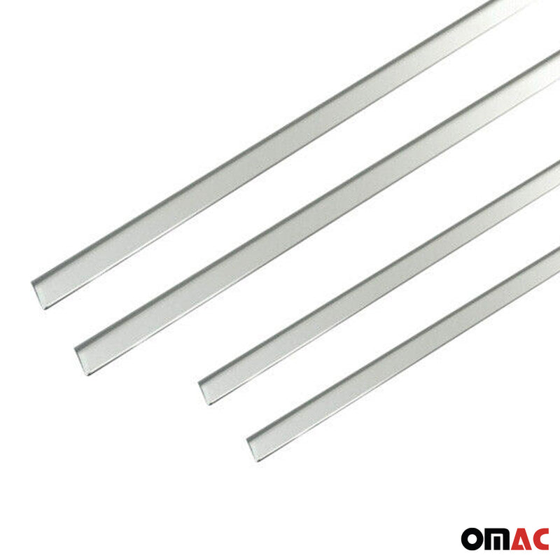 Fensterleisten Fensterrahmen für Fiat Siena 1995-2004 aus Edelstahl Chrom 4 tlg