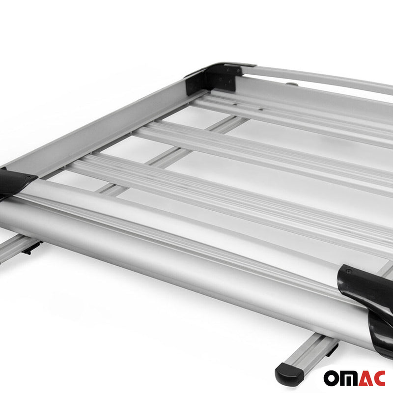 Dachträger + Dachkorb Satz für Skoda Octavia 1998-2004 Aluminium Silber 3tlg