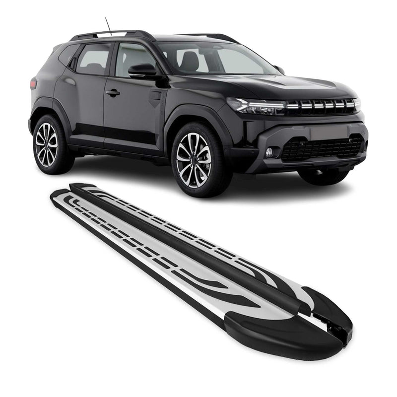 Trittbretter Seitenschweller für Renault Duster /Dacia Duster 2023-2025 Schwarz