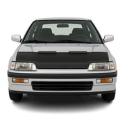 Haubenbra Steinschlagschutz Bonnet Bra für Honda Civic 1987-1993 Schwarz Halb