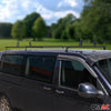 3x Dachträger + Leiterhalter Set für Fiat Doblo 2010-2021 Lastanschläge Schwarz