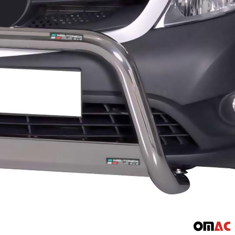 Frontbügel Frontschutzbügel für Mercedes Citan 2012-2020 ø63mm Stahl Silber