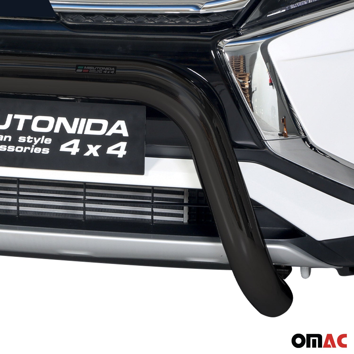 Frontbügel Frontschutzbügel für Mitsubishi Eclipse Cross 2018-2020 ø76 Schwarz