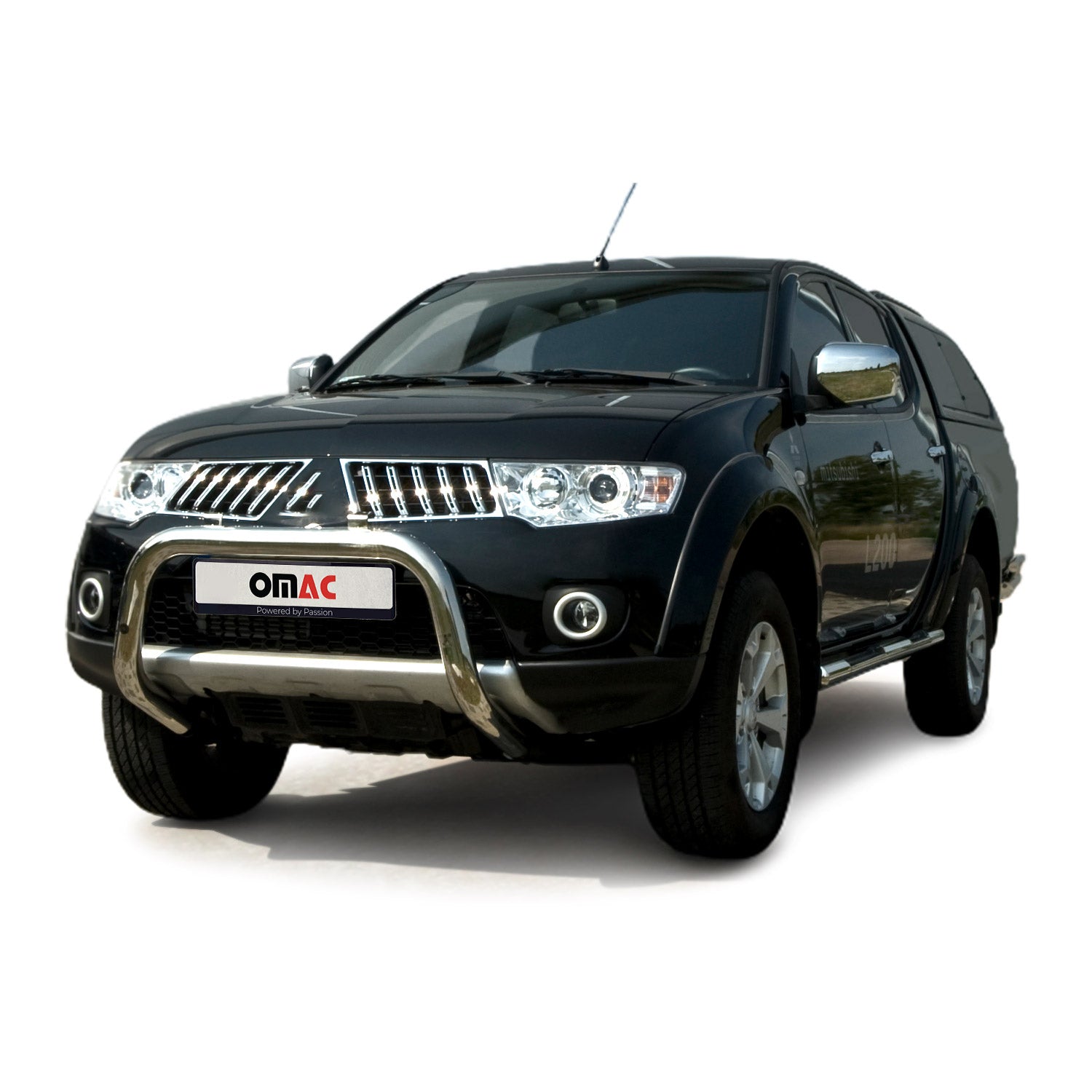 Frontbügel Frontschutzbügel für Mitsubishi L200 2009-2015 mit ABE Silber