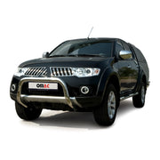 Frontbügel Frontschutzbügel für Mitsubishi L200 2009-2015 mit ABE Silber