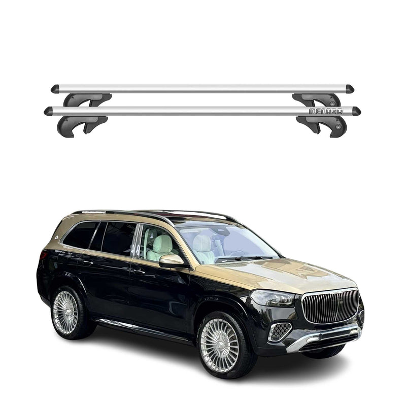 Menabo Dachträger Grundtäger für Mercedes GLS X167 2020-2025 90kg Alu Silber 2x