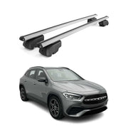 Dachträger Gepäckträger für Mercedes GLA H247 2020-2026 ABE Aluminium Grau