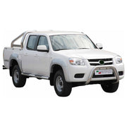 Frontbügel Frontschutzbügel für Mazda BT-50 2009-2012 ø76mm Stahl Silber Schutz