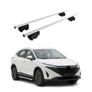 Dachträger Grundträger für Nissan Qashqai J12 2021-2026 Stahl Silber 2tlg