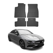 OMAC Gummi Fußmatten für Mercedes CLA Klasse C118 2019-2026 Automatte Schwarz 4x