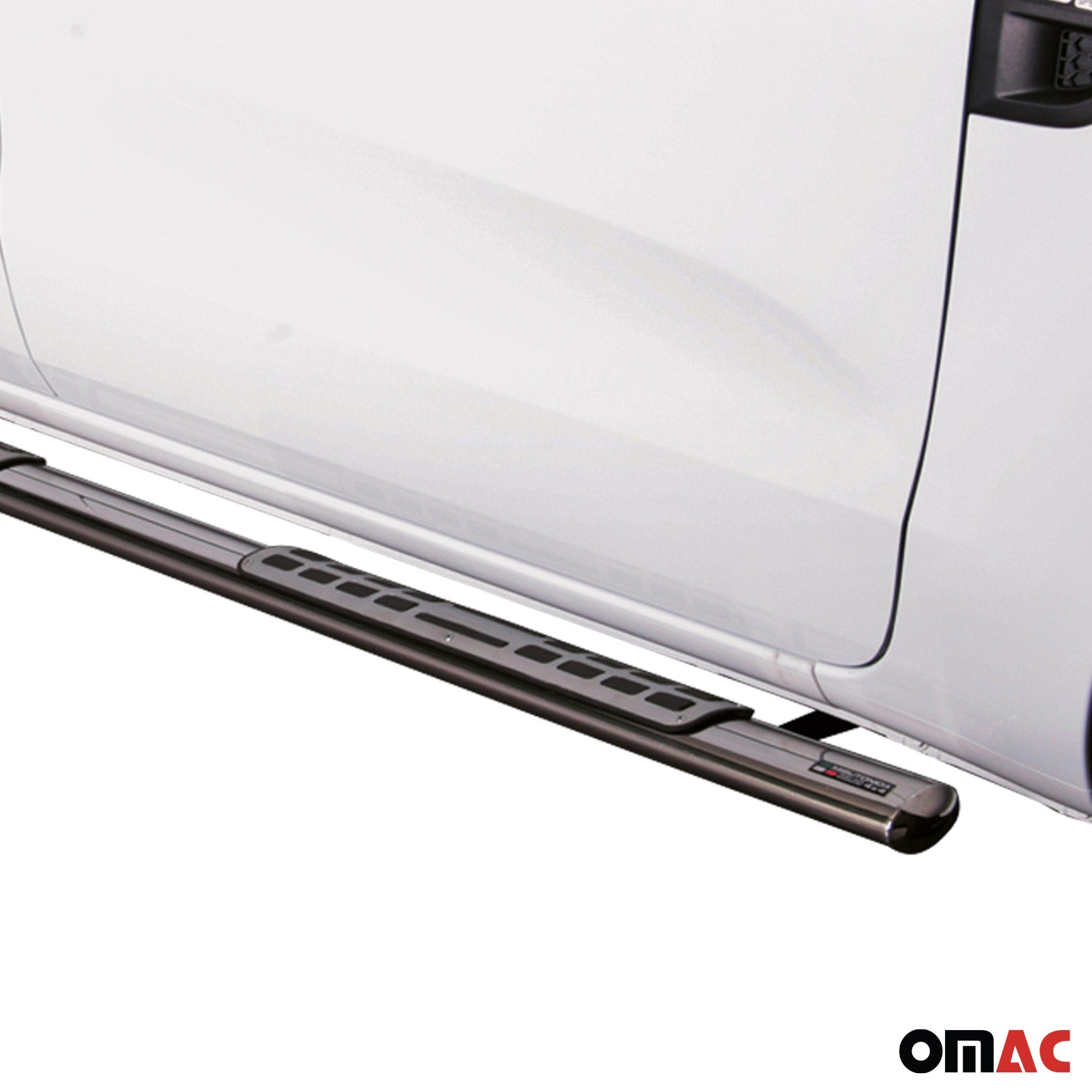 Stahl Seitenschweller Schwellerrohre für Ford Ranger Single Cab 2011-2026 Grau