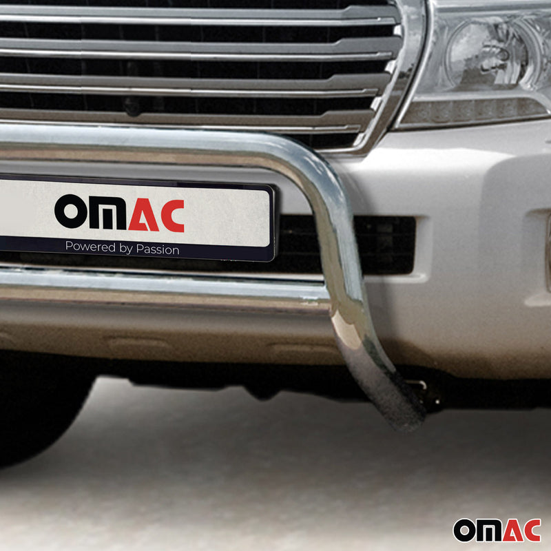 Frontbügel Frontschutzbügel für Toyota Land Cruiser V8 2012-2016 ABE Silber