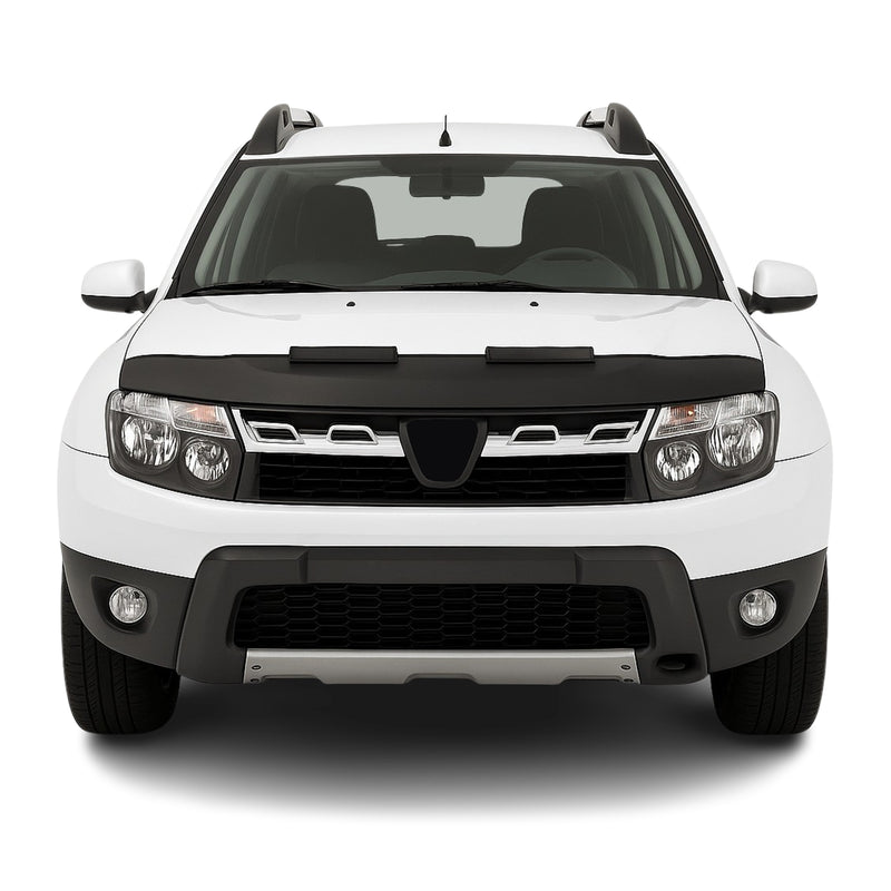 Haubenbra Steinschlagschutz Bonnet Bra für Dacia Duster 2010-2018 Schwarz Halb