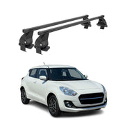 Menabo Dachträger Grundtäger für Suzuki Swift mk3 2017-2024 50kg Stahl Schwarz