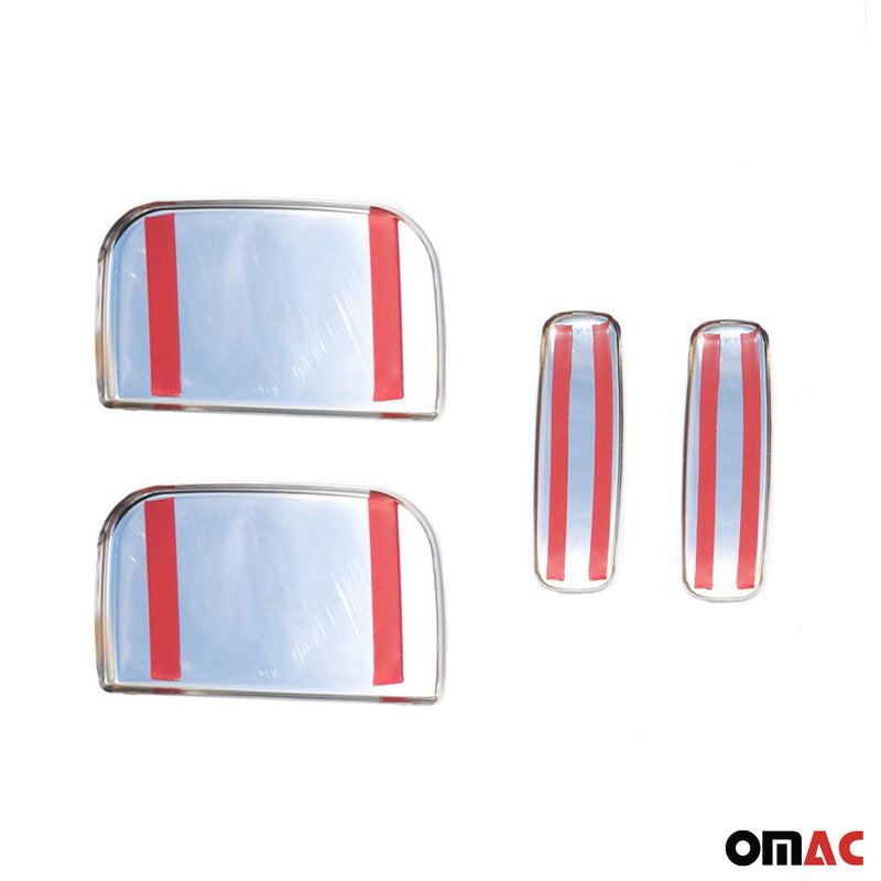 Türgriff Blende Türgriffkappen für Citroen Berlingo 1996-2009 4-Tür Edelstahl 4x