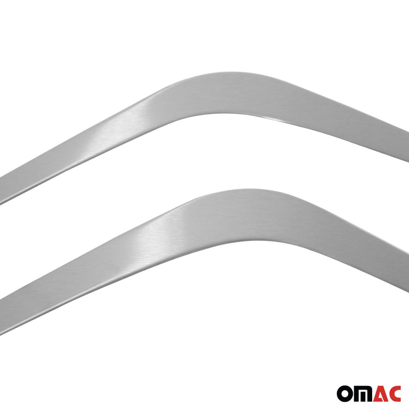 Nebelscheinwerfer Rahmen für Nissan Juke 2021-2025 Edelstahl Gebürstet Silber 2x