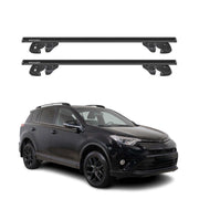 Dachträger Grundtäger für Toyota RAV4 V 2019-2025 Alu 90kg TÜV Schwarz 2tlg
