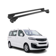 Dachträger Grundträger für Opel Vivaro C / Zafira Life 2019-2026 TÜV Alu Schwarz