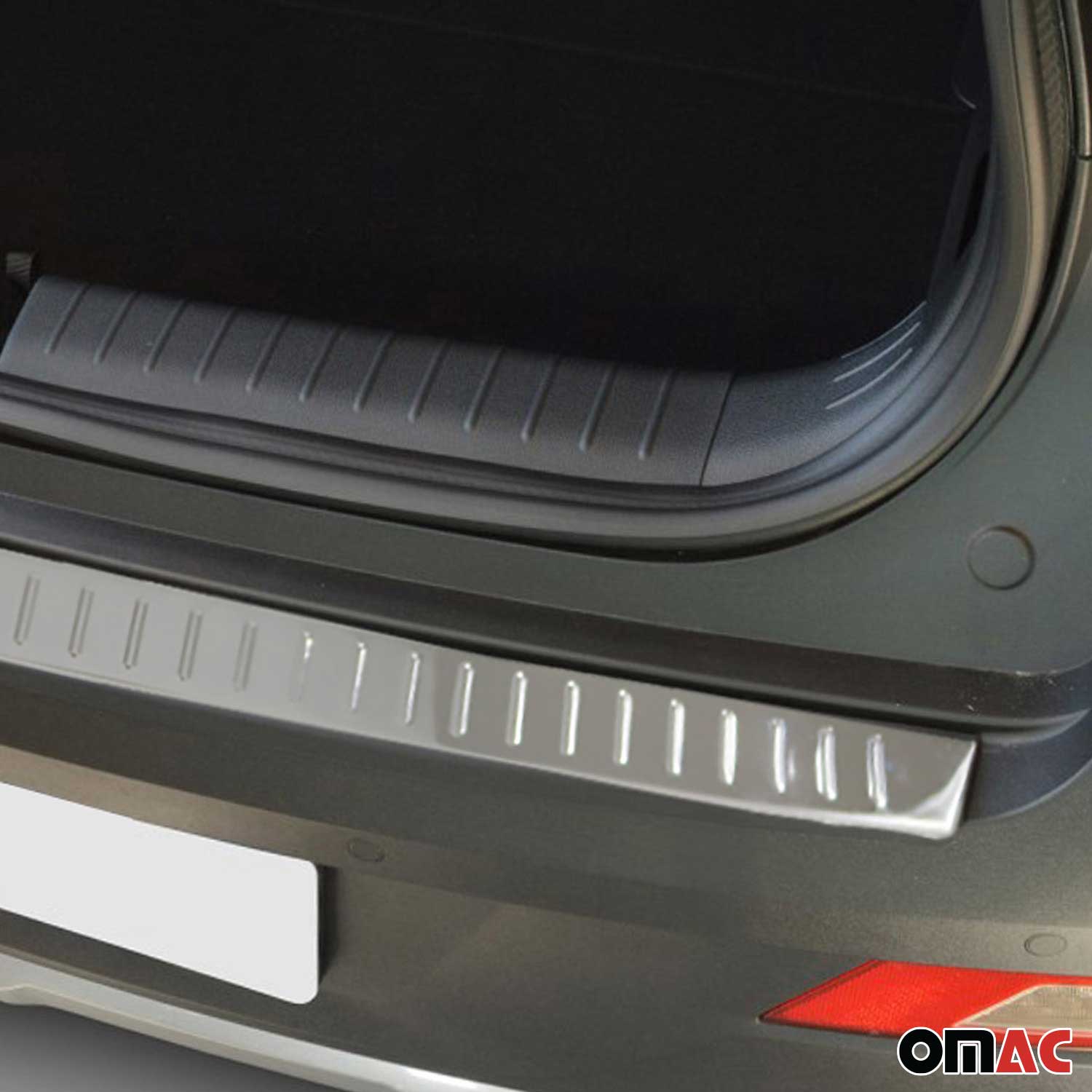 Ladekantenschutz Stoßstangenschutz für Hyundai Bayon 2021-2026 Edelstahl Chrom