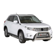 Edelstahl Seitenschweller Schwellerrohre für Suzuki Vitara 2015-2018 Silber